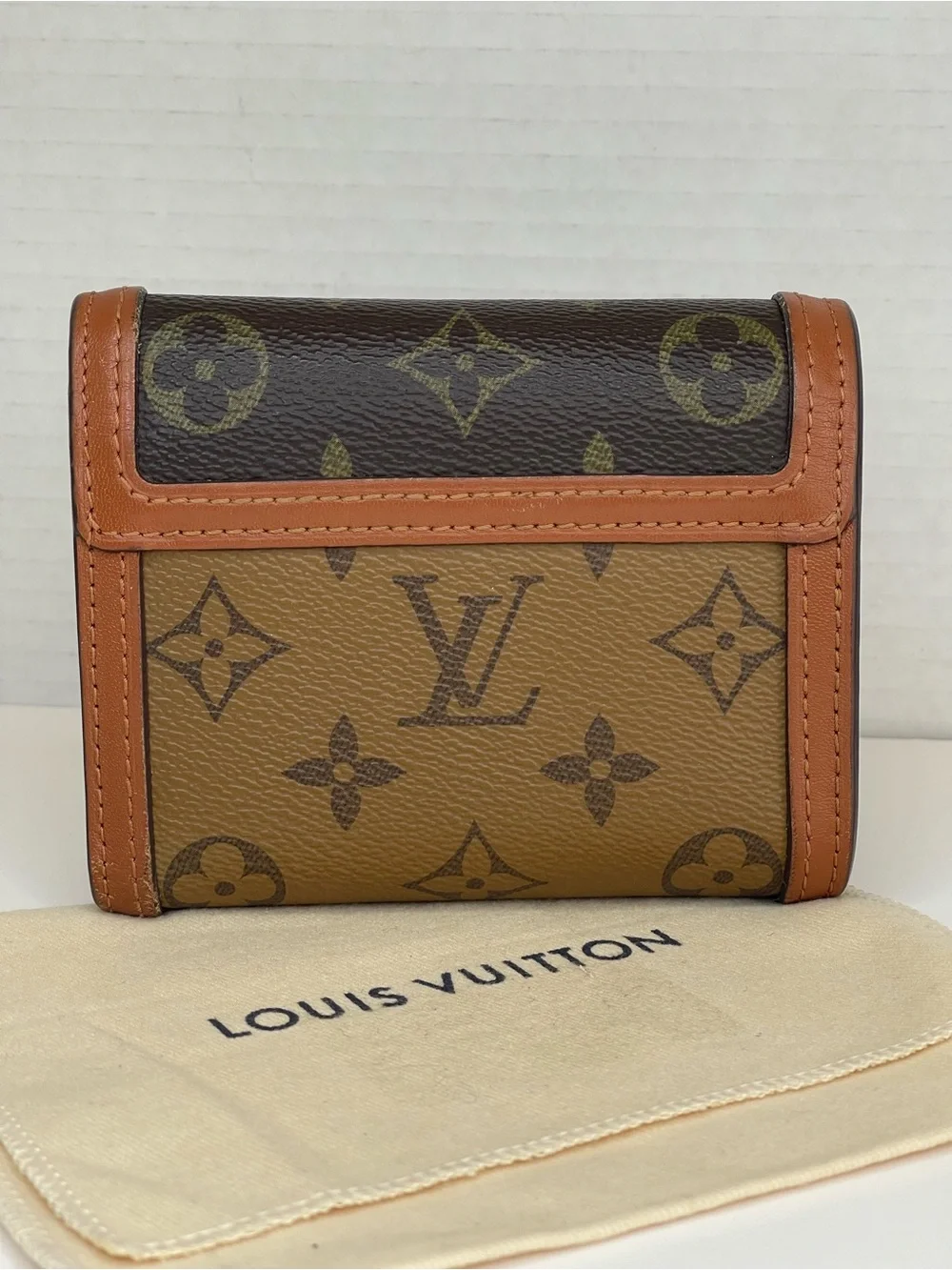 Louis Vuitton Dauphine Compact Wallet with dust bag